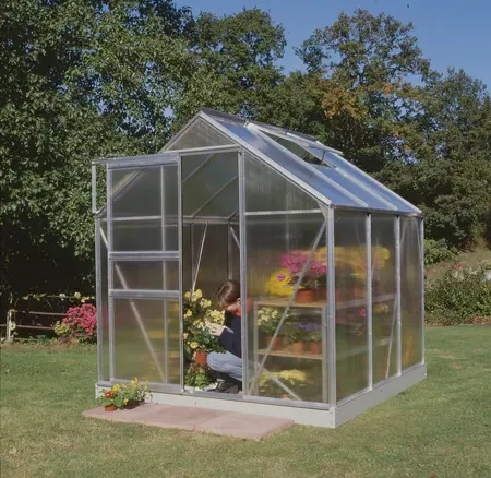 Halls Popular 6x6 - Aluminium - 4mm Polycarbonate
